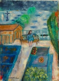 Paix, 2022, 60 X 80, huile sur toile - solitude